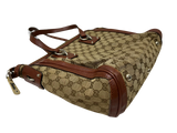 Gucci Brown Medium GG Canvas Satchel