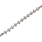 750WG Diamond Bracelet 6.2GRAM