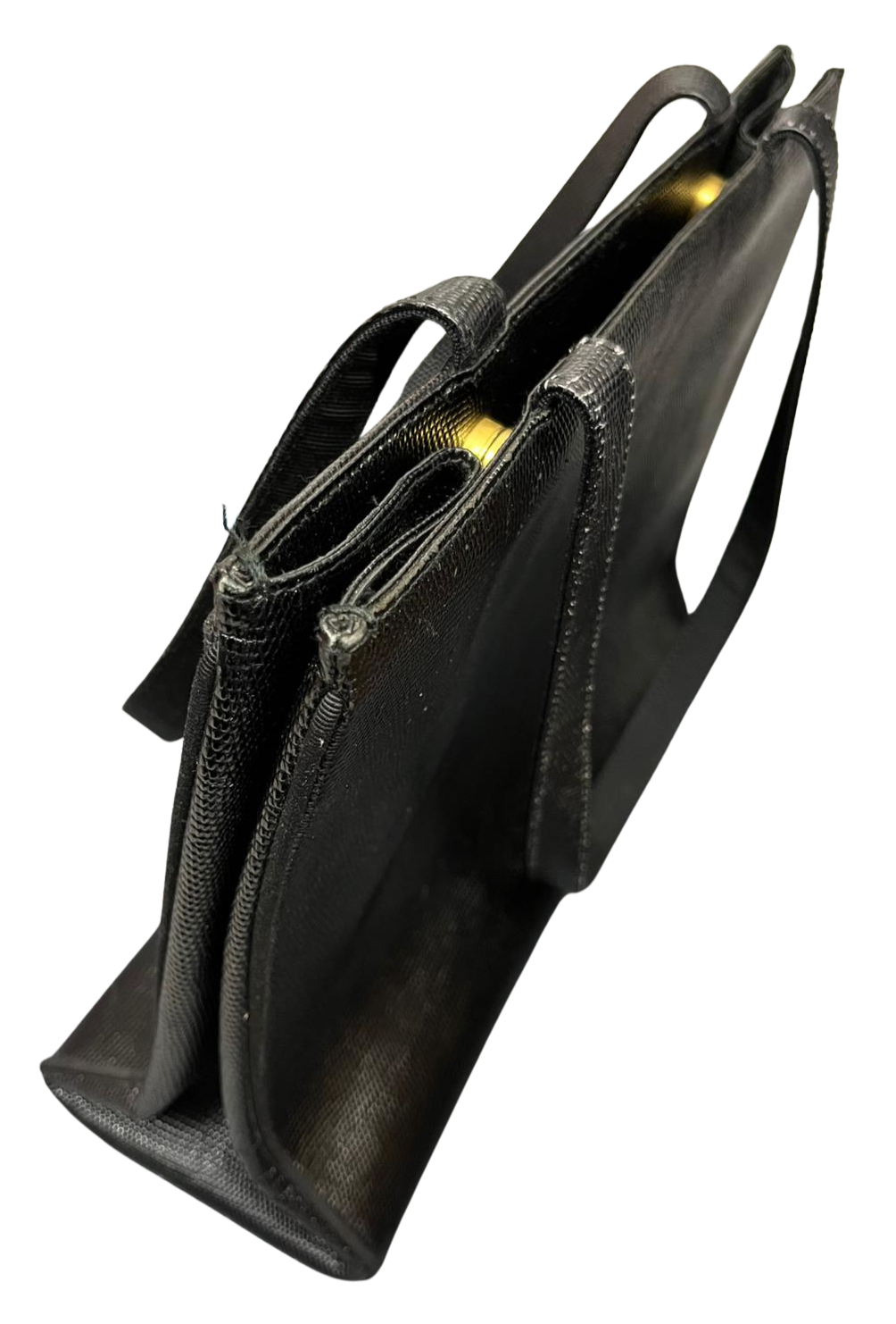 Salvatore Ferragamo Vara Bow Top Handle Tote Bag Black Leather.