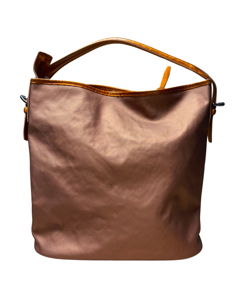 Longchamp Derby Metallic Hobo Bag Copper Bronze Color