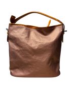 Longchamp Derby Metallic Hobo Bag Copper Bronze Color