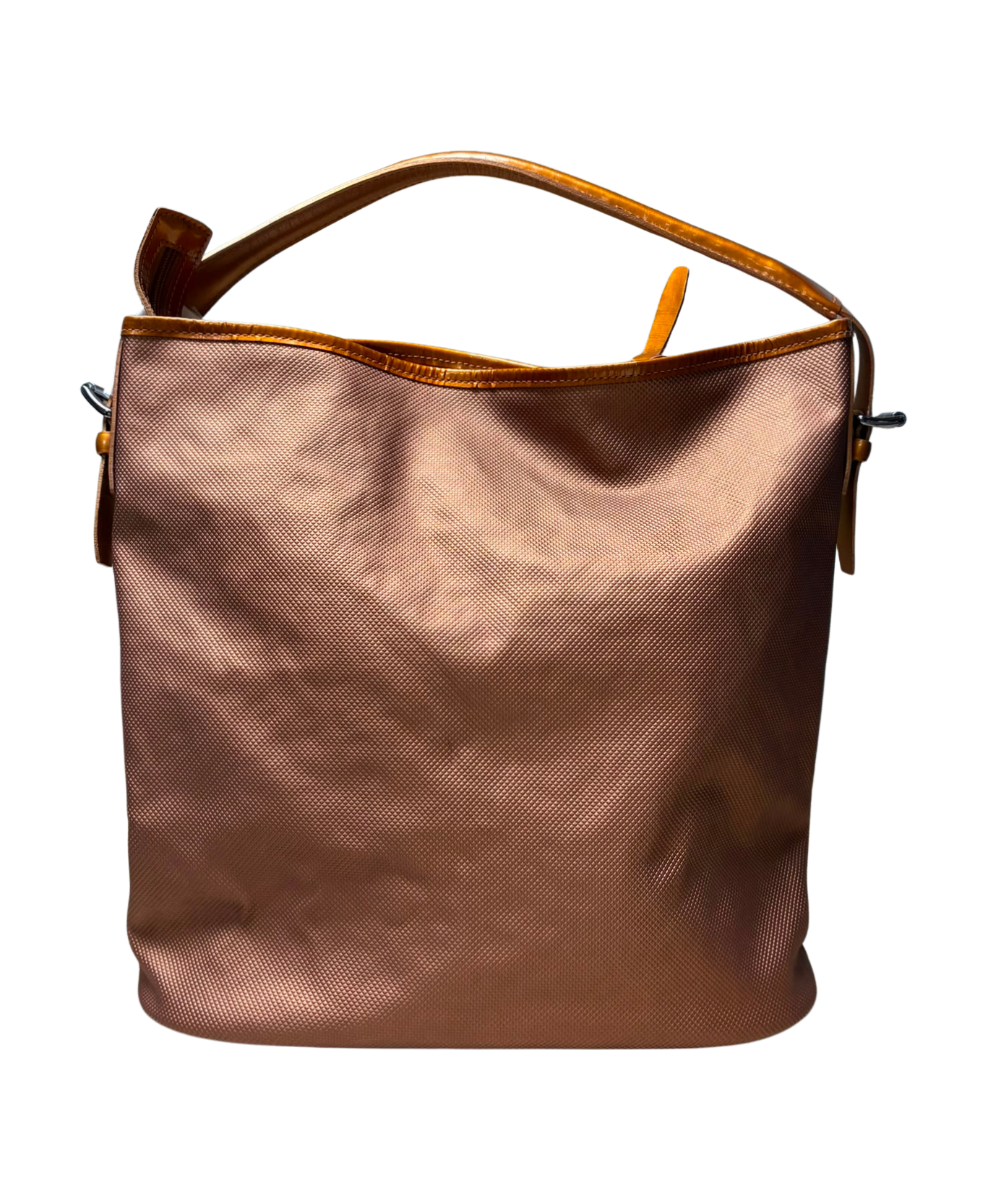Longchamp Derby Metallic Hobo Bag Copper Bronze Color