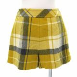 BURBERRY BLUE LABEL CULOTTES-YELLOW NOVA CHECK/WOOL - E1R28-808-60 ( SIZE 36 )