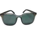 RayBan RB4401D Polarized Sunglasses Transparent Grey Dark Grey Lenses