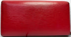 Louis Vuitton Epi Sarah Leather Wallet Fuchsia M60317