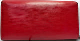 Louis Vuitton Epi Sarah Leather Wallet Fuchsia M60317