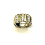 Shirogane, 18KYG/PT900 Diamond Ring
