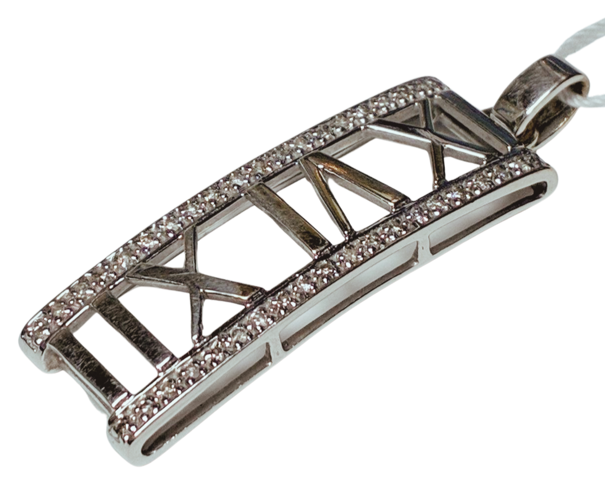 750WG Diamond Pendant 3.5GM Main image