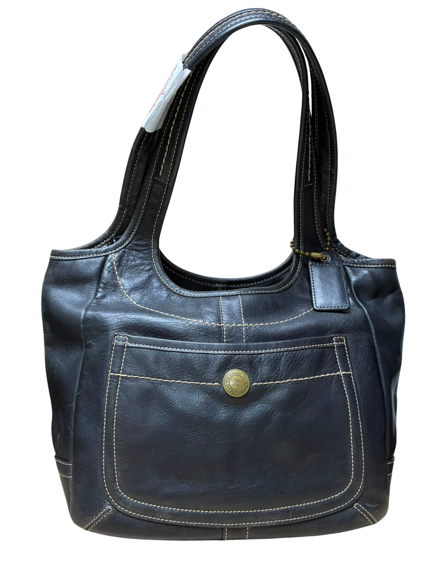 Vintage Coach Legacy Ergo Leather Tote Bag Black Main image