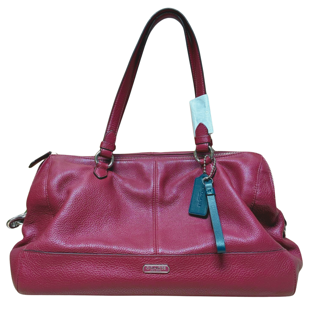 Coach Park Leather Katheryn Triple Zip Satchel