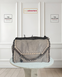 Stella Mc Cartney Fallabela Shoulder Chain Straps Bag Grey