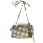 Bally Woven Checkerboard 3 Way Camera Bag Shoulder Bag