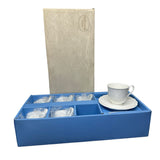 Noritake Bone China Set of 6 Cup & Saucer