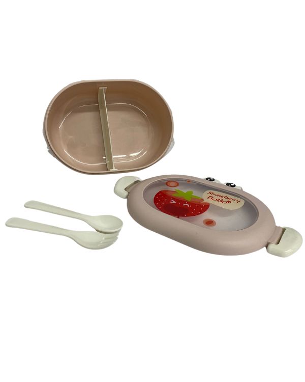 Lunch Box Strawberry Kids 1 Litre Secondary image