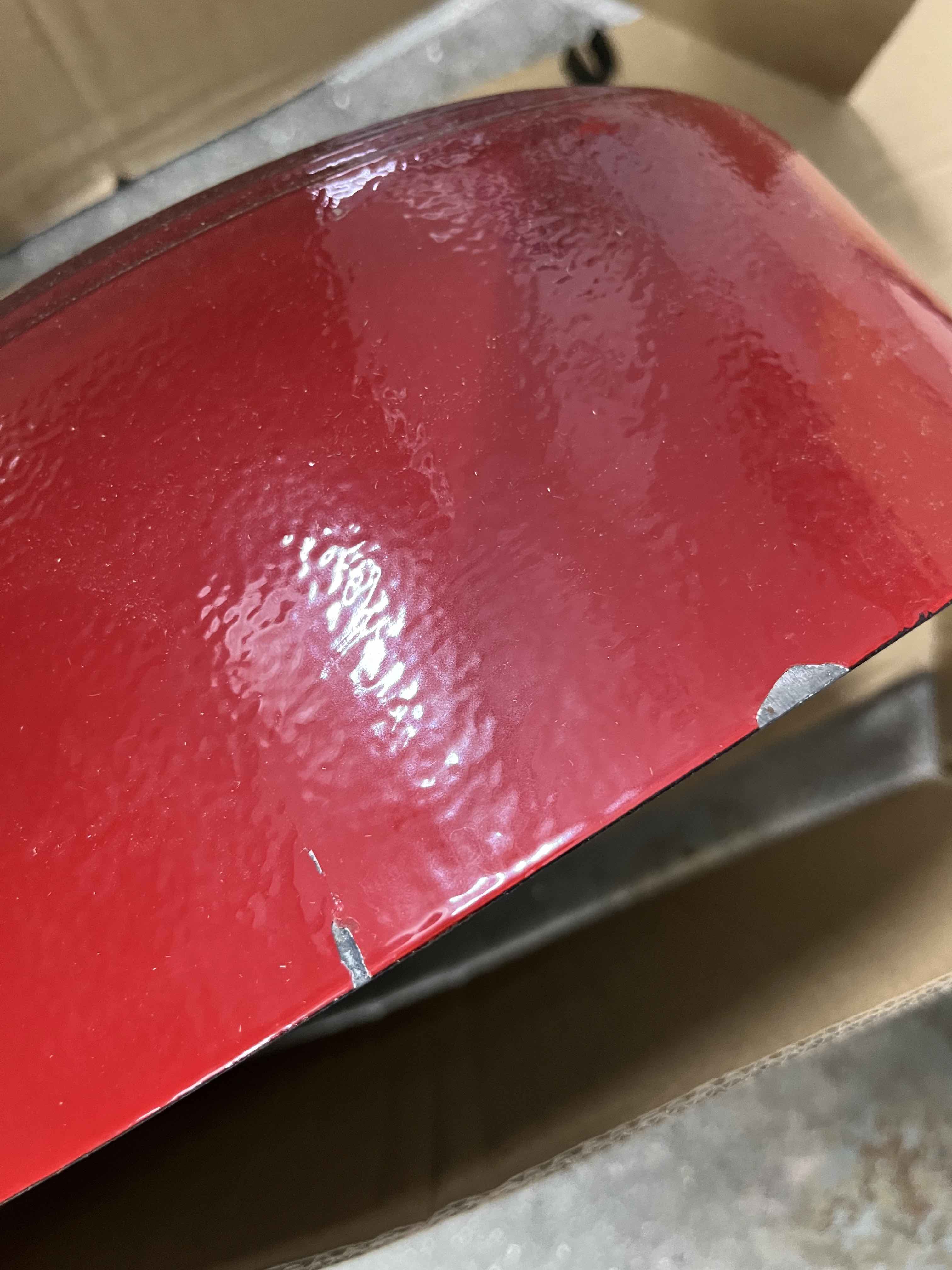 Lodge EC7OD43 Enameled Cast Iron Dutch Oven Oval 7 Quarts Red