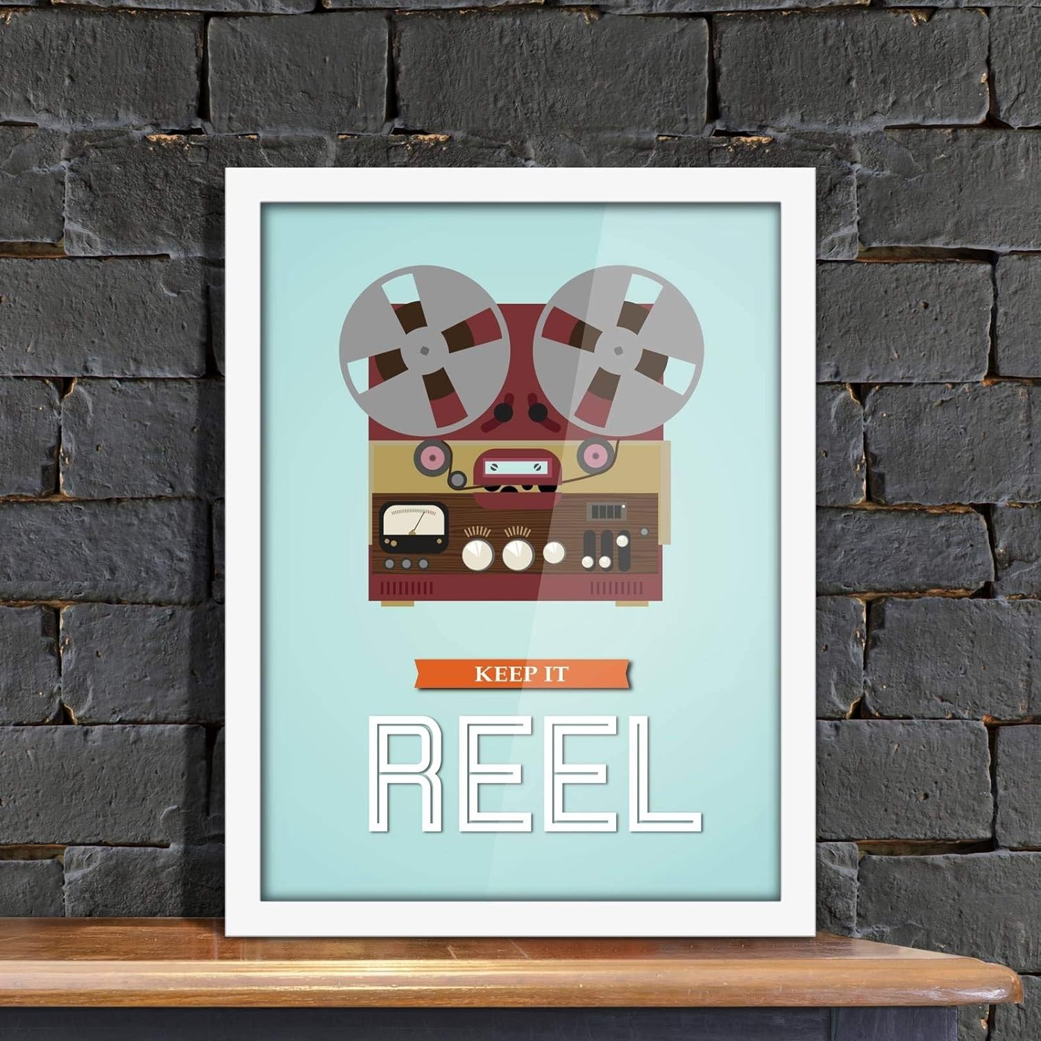 Poster Hub Keep It Reel Motivational Art Decor Secondary image