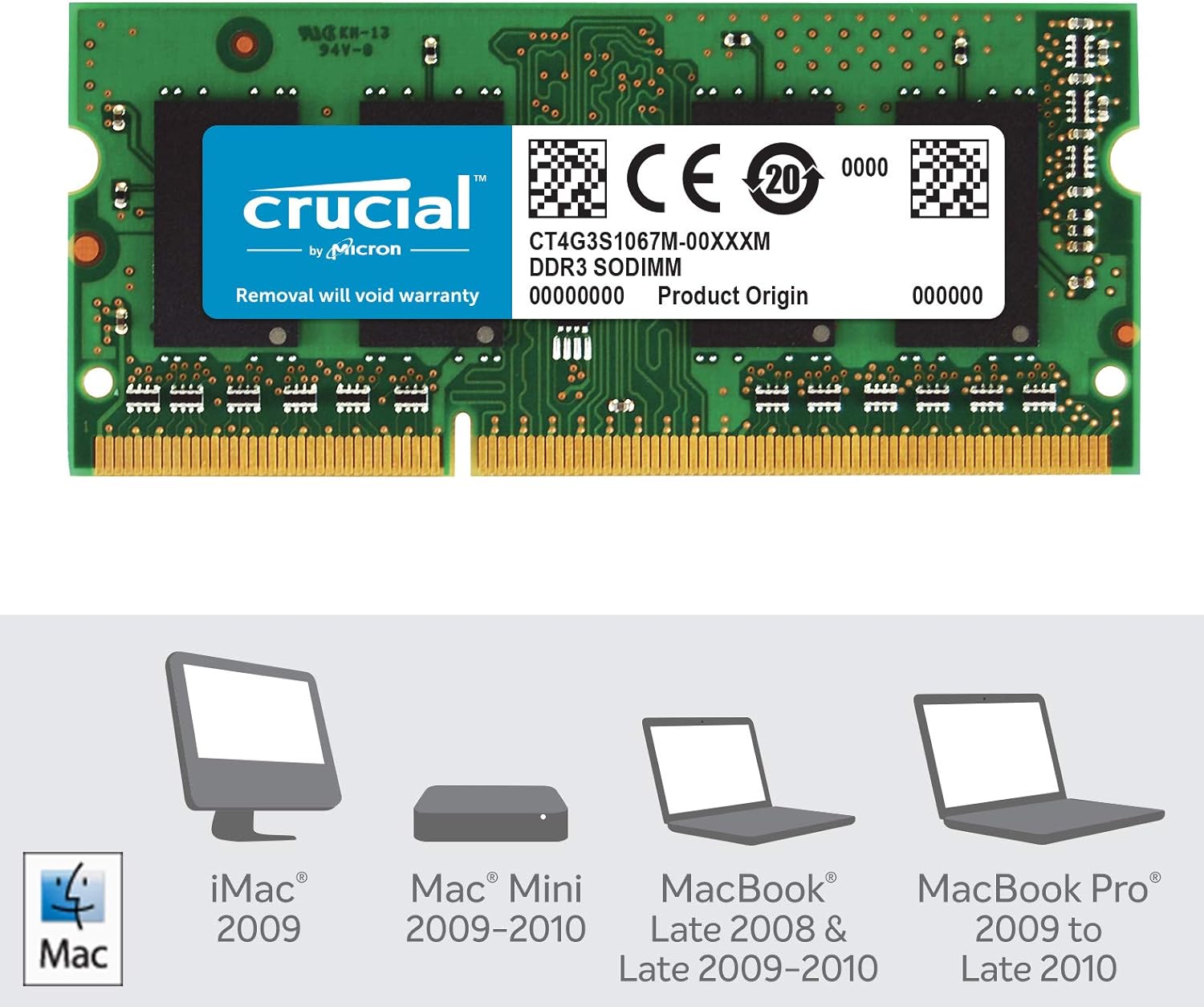 Crucial CT4G3S1067M DRAM Module 4GB Secondary image
