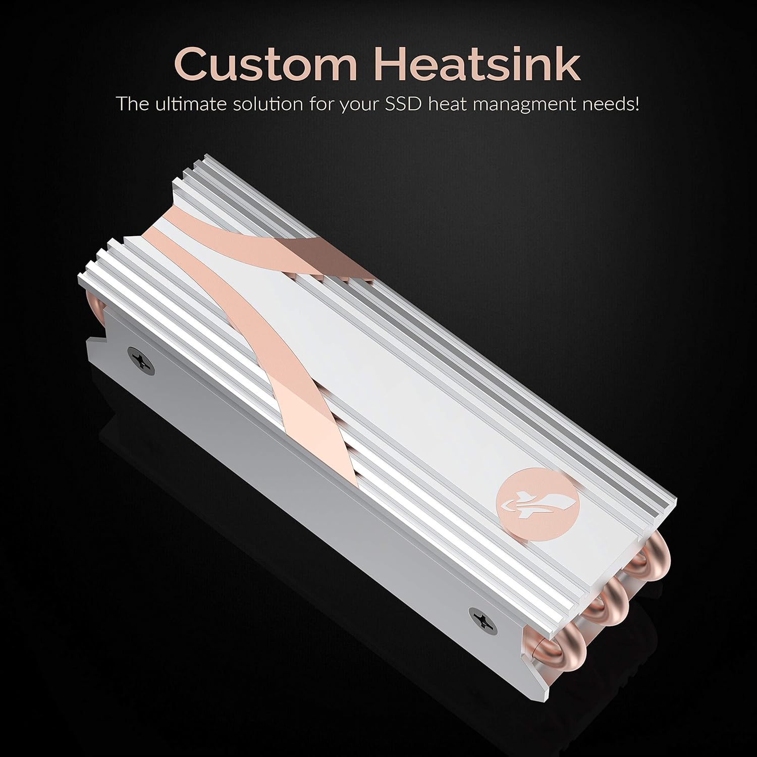 Sabrent M.2 2280 SSD Rocket Heatsink In Silver SBHTSS Secondary image