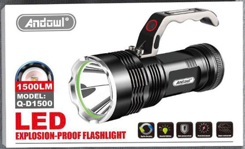 Andowl Handheld LED Spotlight 1500LM QD1500 Secondary image