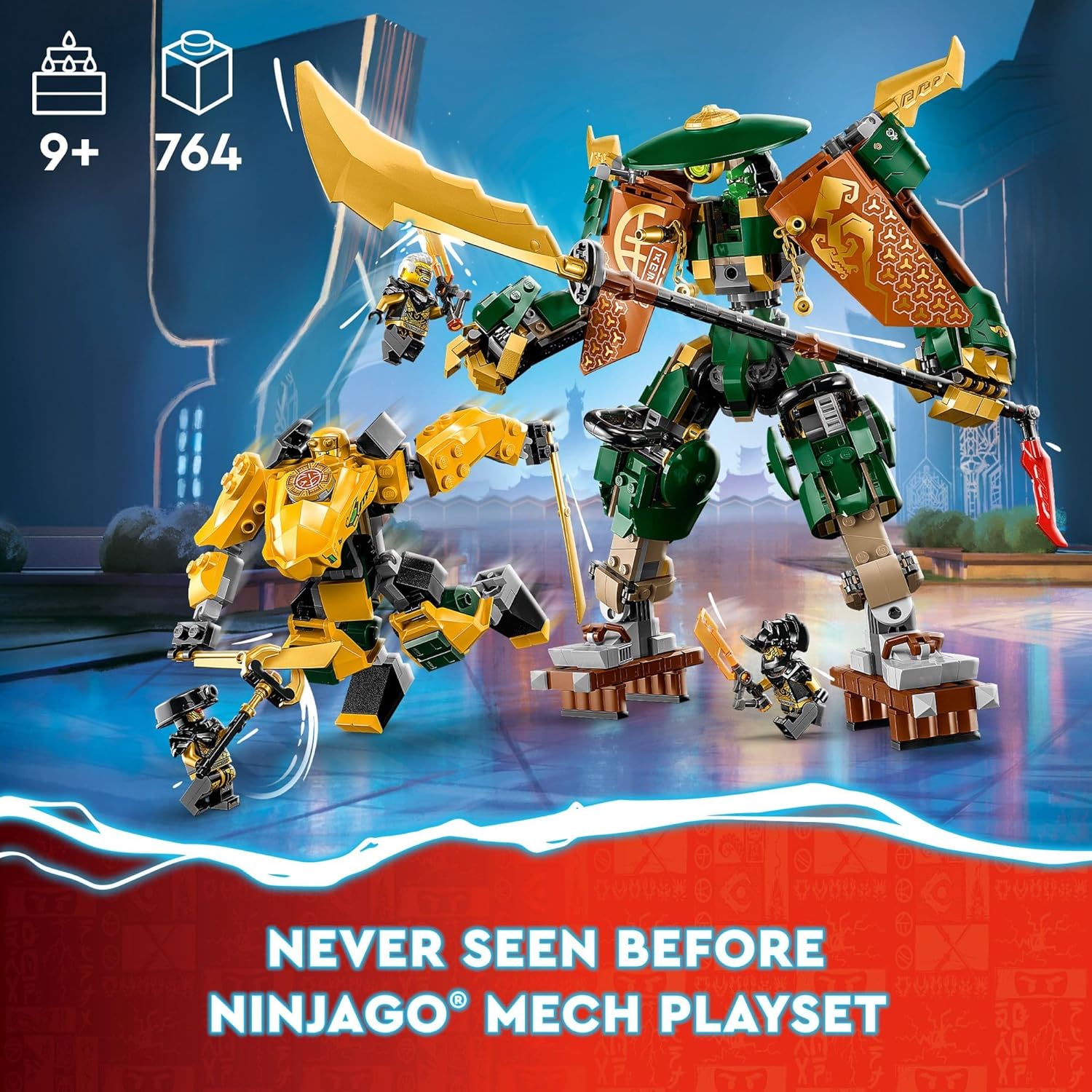 LEGO Ninjago 71794 Lloyd And Arins Ninja Team Mechs Secondary image
