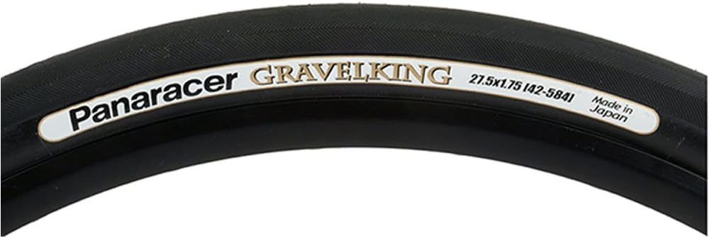 Panaracer GravelKing Folding Tire Black With Black Sidewall 27.5X1.75 Secondary image