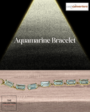 Aquamarine Bracelett 3.76gr