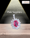Pendant Pink Sapphire 2.3gr