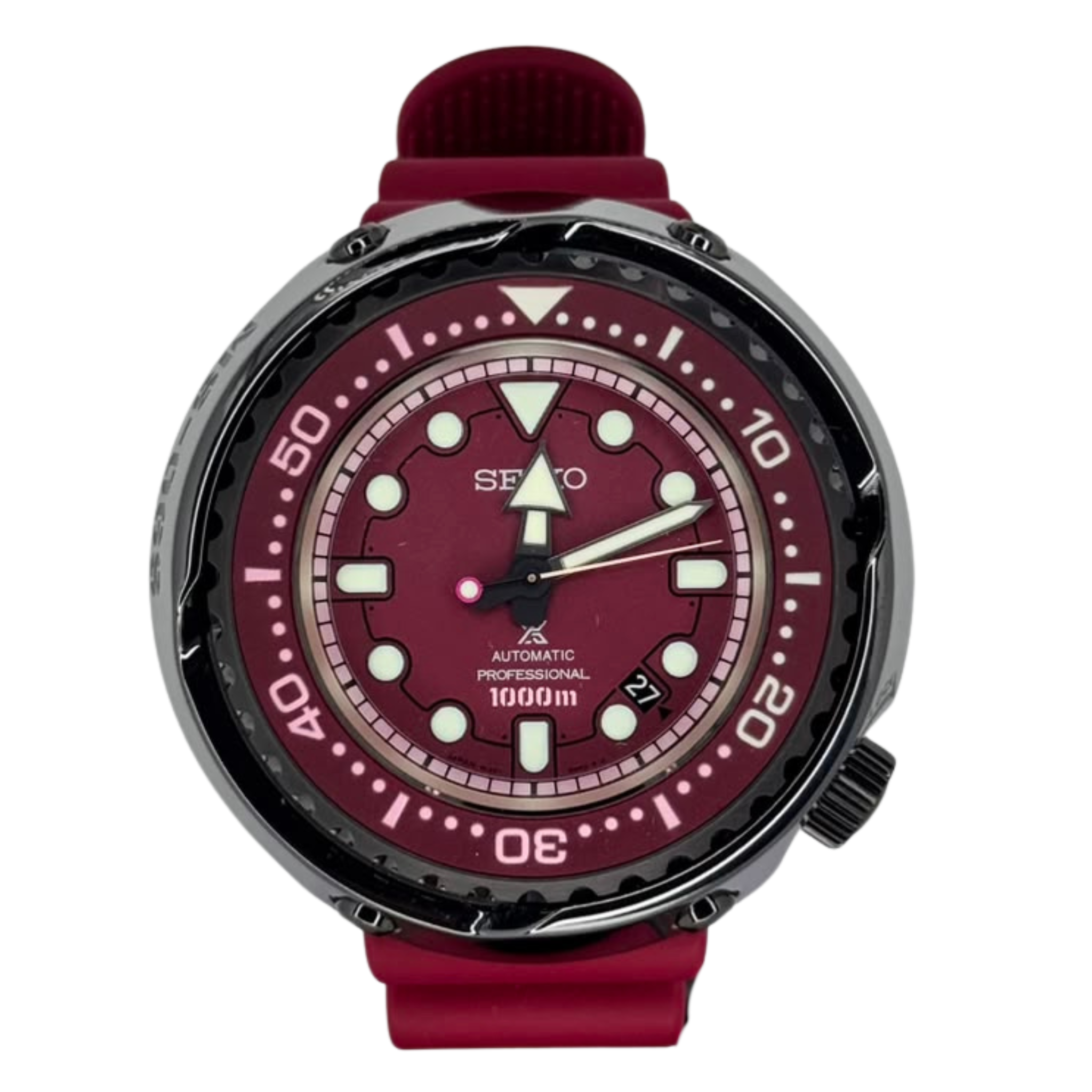 Seiko SLA031J1 Prospex Marinemaster Emperor Tuna 40th Anniversary MS-06S Zaku II Gundam Watch, 52.40mm Main image