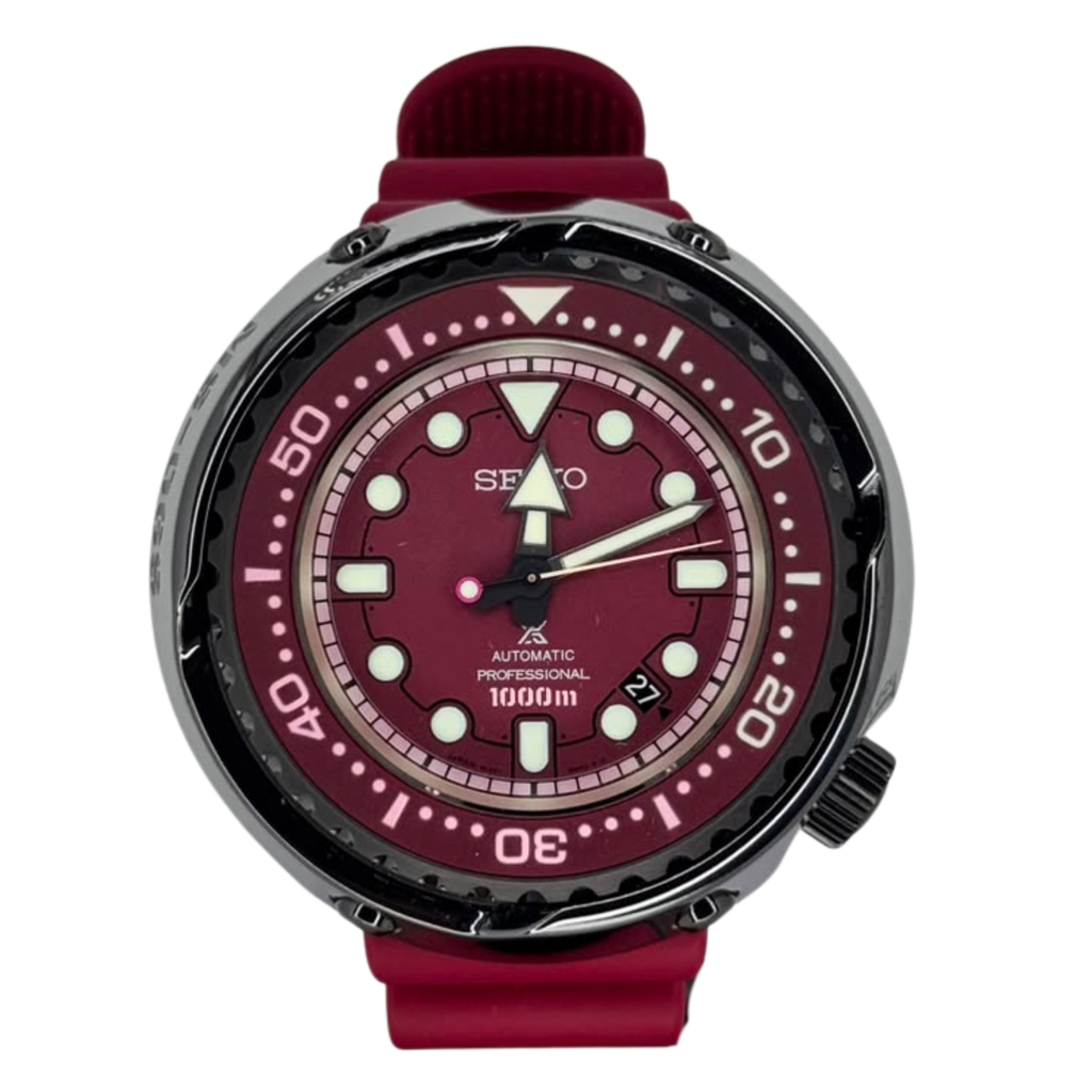 Seiko SLA031J1 Prospex Marinemaster Emperor Tuna 40th Anniversary MS-06S Zaku II Gundam Watch, 52.40mm
