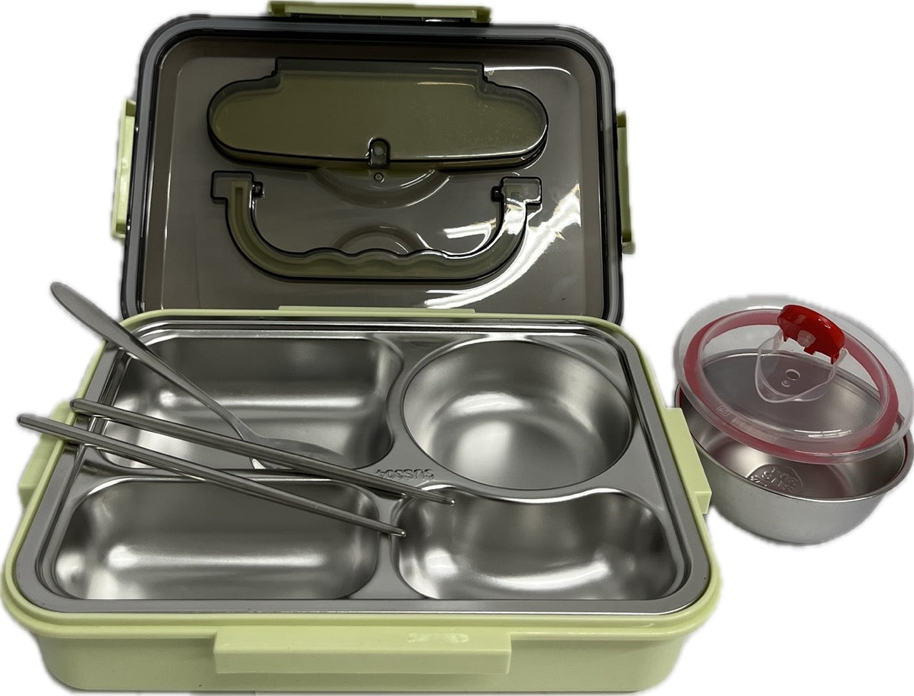 304 Stainless Steel And PP Lunch Box Secondary image