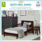 Dream On Me Brookside Toddler Bed Espresso