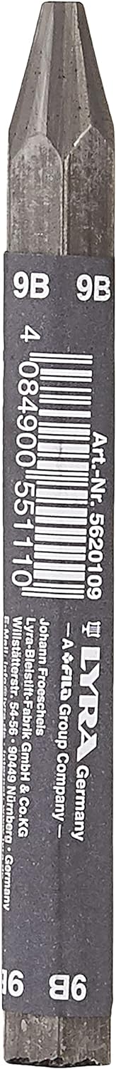 LYRA Graphite Crayons Assorted Degrees Non WaterSoluble Set Of 24 Crayons Black 5623240