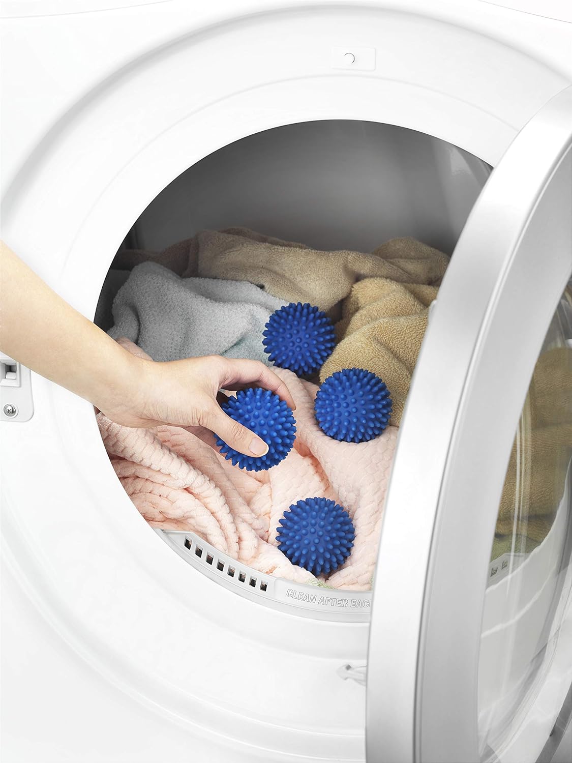 Whitmor Dryer Balls Eco Friendly Fabric Softener Alternative Set Of 4 Blue Secondary image
