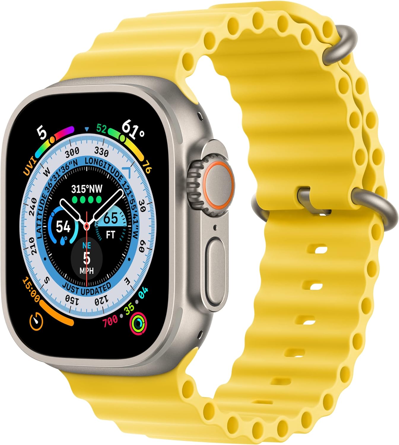 Apple Watch 49mm Yellow Ocean Band Extension Secondary image