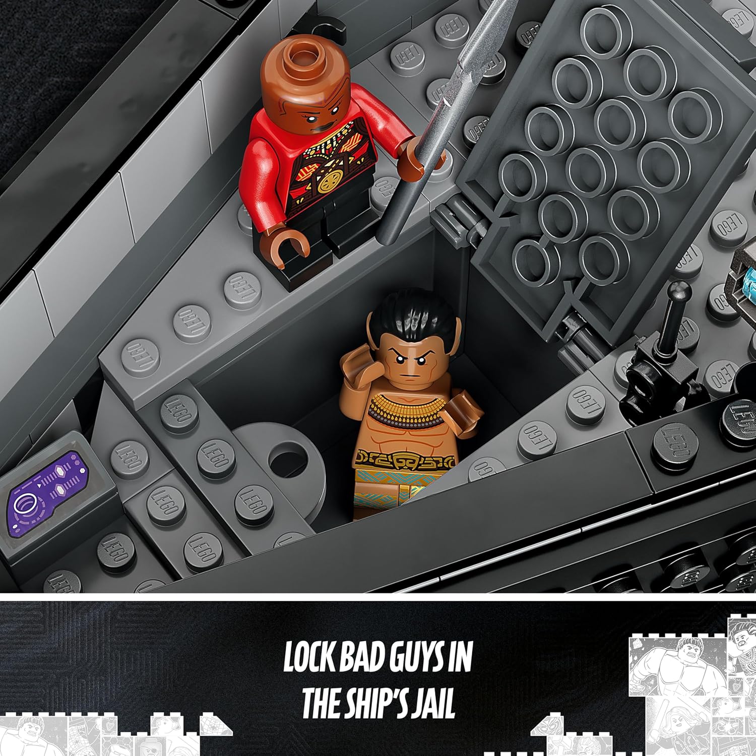 LEGO Marvel Black Panther War On The Water 76214 Building Toy Set Secondary image