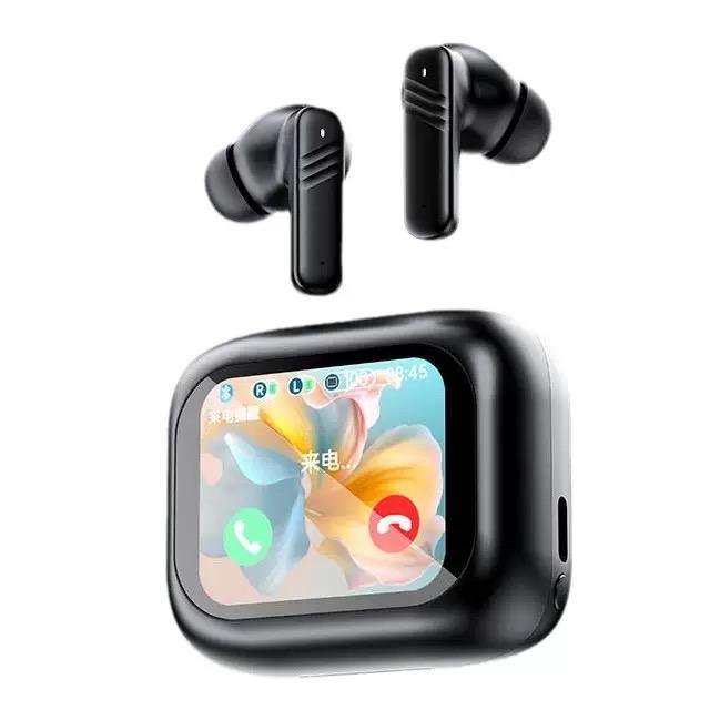 LX10 Earphones with LCD Screen - Black