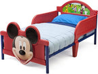 Delta Children 3D-Footboard Toddler Bed, Disney Mickey Mouse