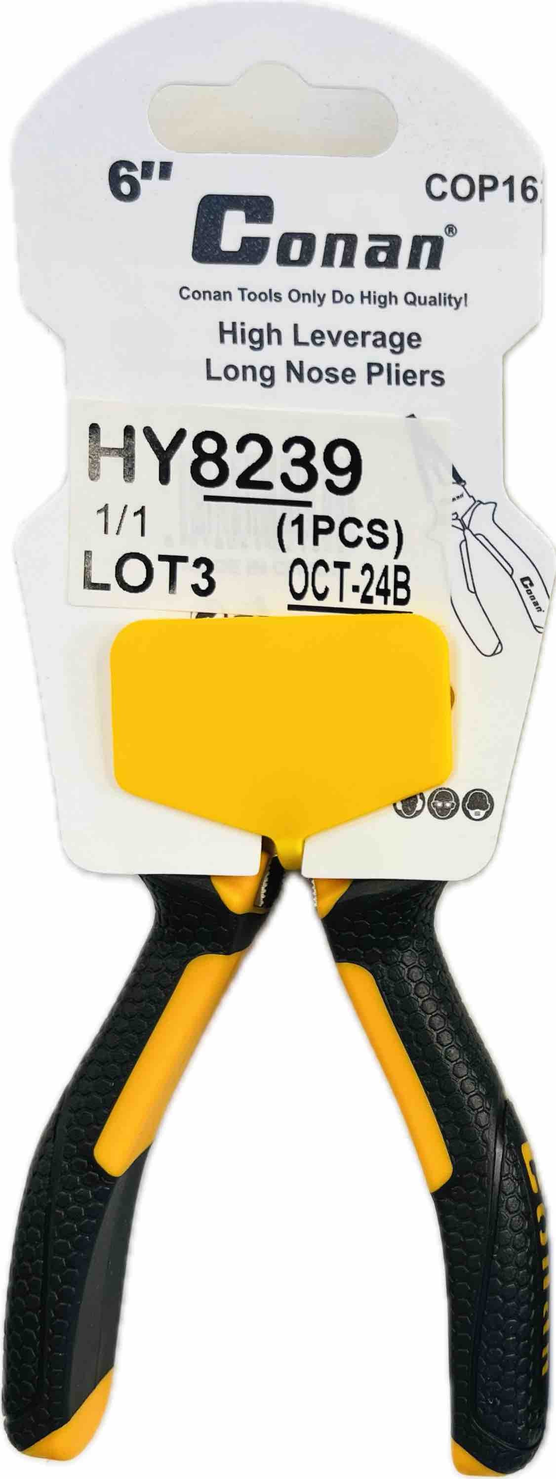 Conan High Leverage Long Nose Pliers 6in Secondary image