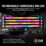 CORSAIR CMW16GX4M2C3200C16 VENGEANCE RGB PRO Desktop Memory 16GB 2x8GB Black