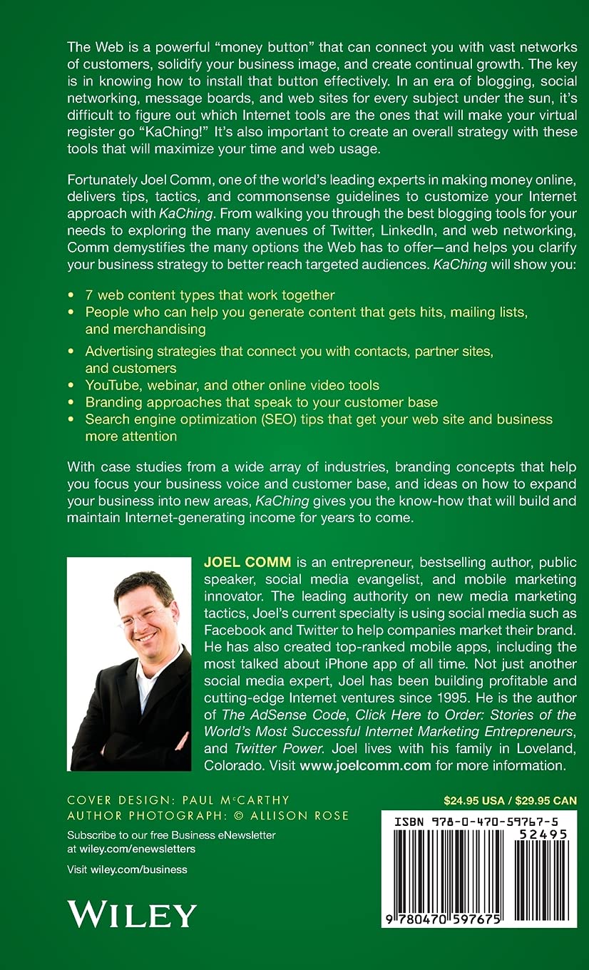 KaChing How To Run An Online Business That Pays And Pays Hardcover Illustrated