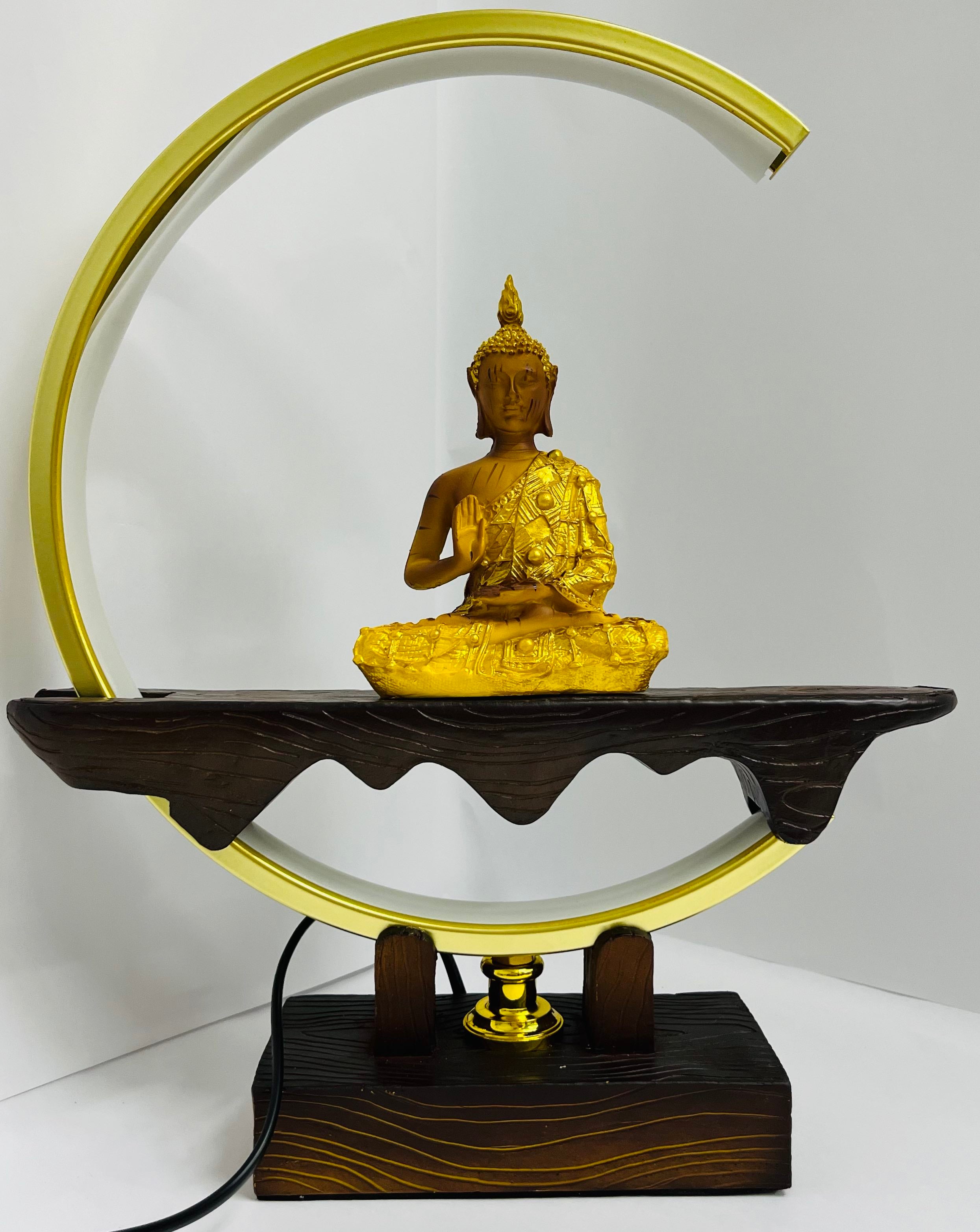 Sitting Buddha Display Crescent Secondary image