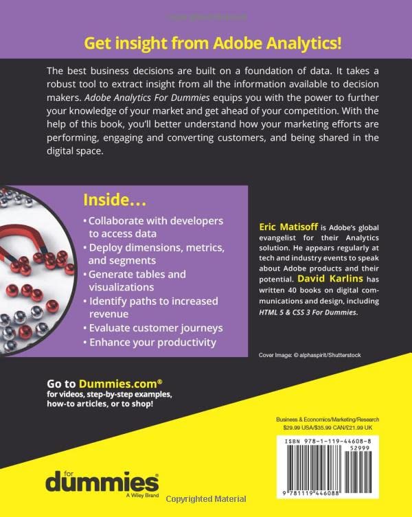 Adobe Analytics For Dummies Secondary image