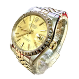 Rolex 68274 Automatic Half Gold Bracelet Midsize Watch