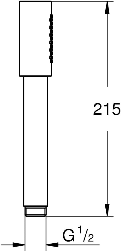 Grohe 28341000 Sena Stick Hand Shower 1 Spray