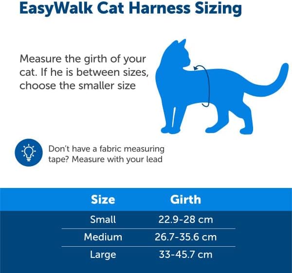 PetSafe Come With Me Kitty Harness And Bungee Leash Harness For Cats Large Royal BlueNavy Secondary image