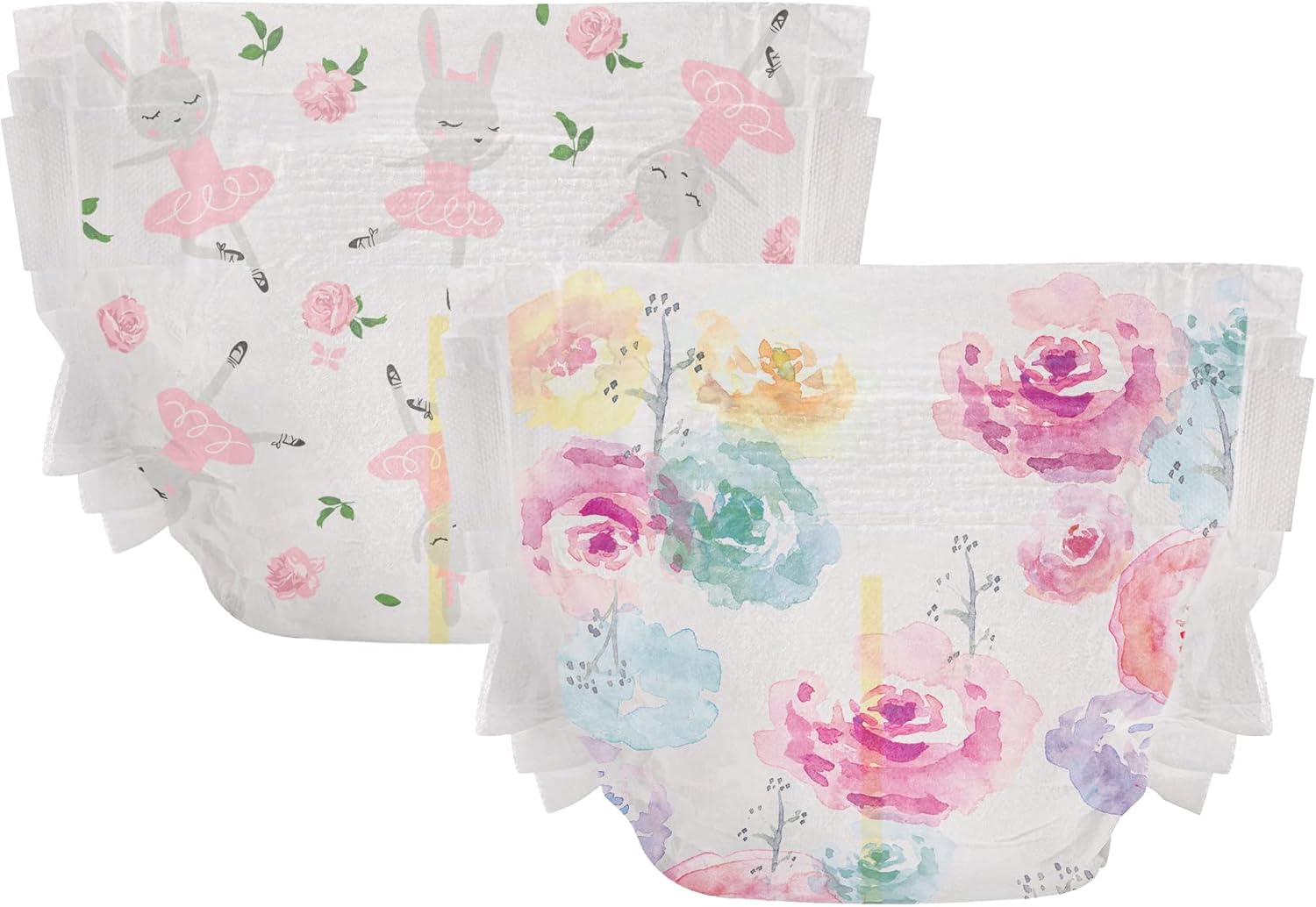 The Honest Company Diapers Rose Blossom Plus Tutu Cute Club Box Size1 80 Count Secondary image