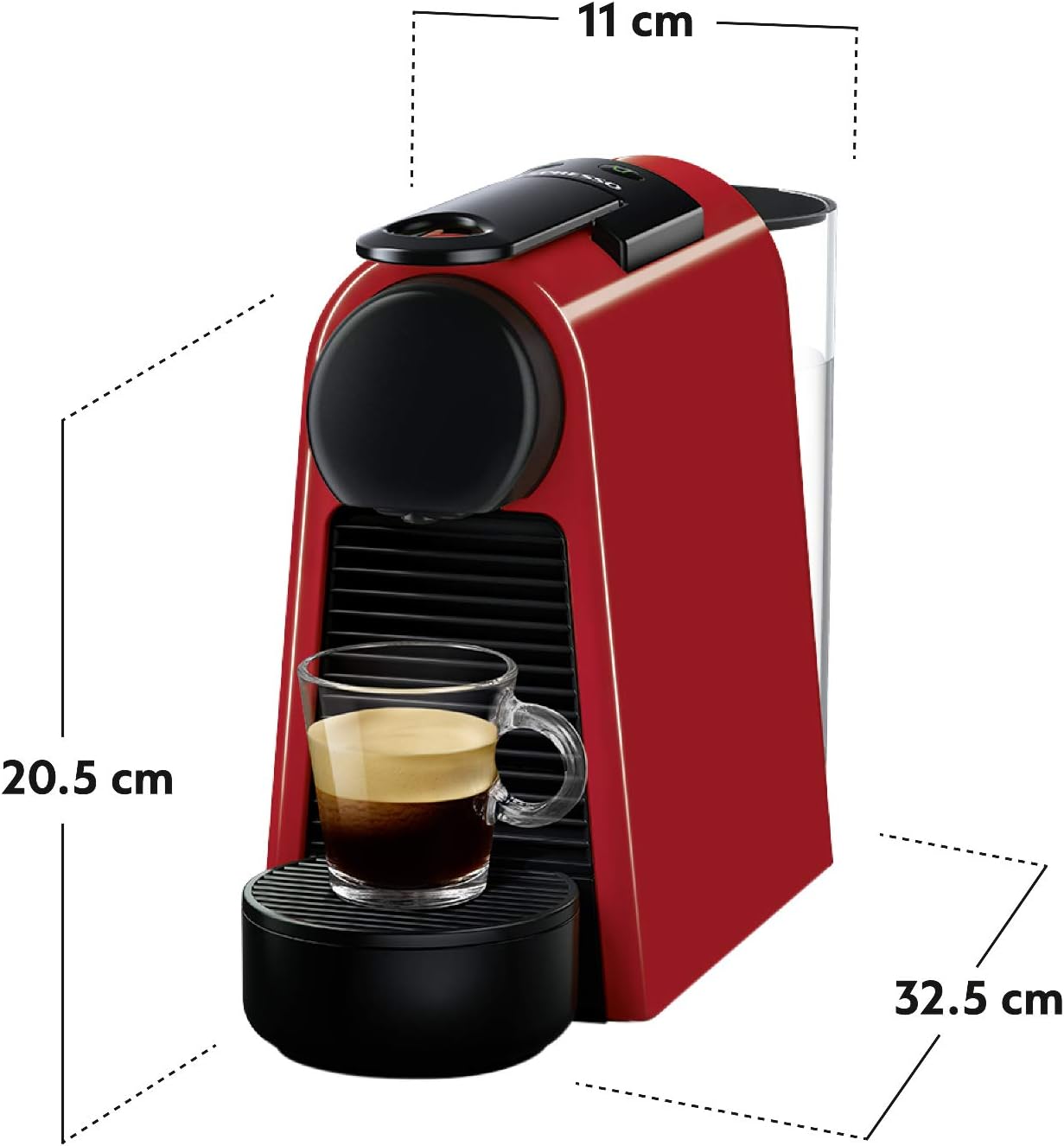 Nespresso Essenza Mini Coffee Machine Red Secondary image
