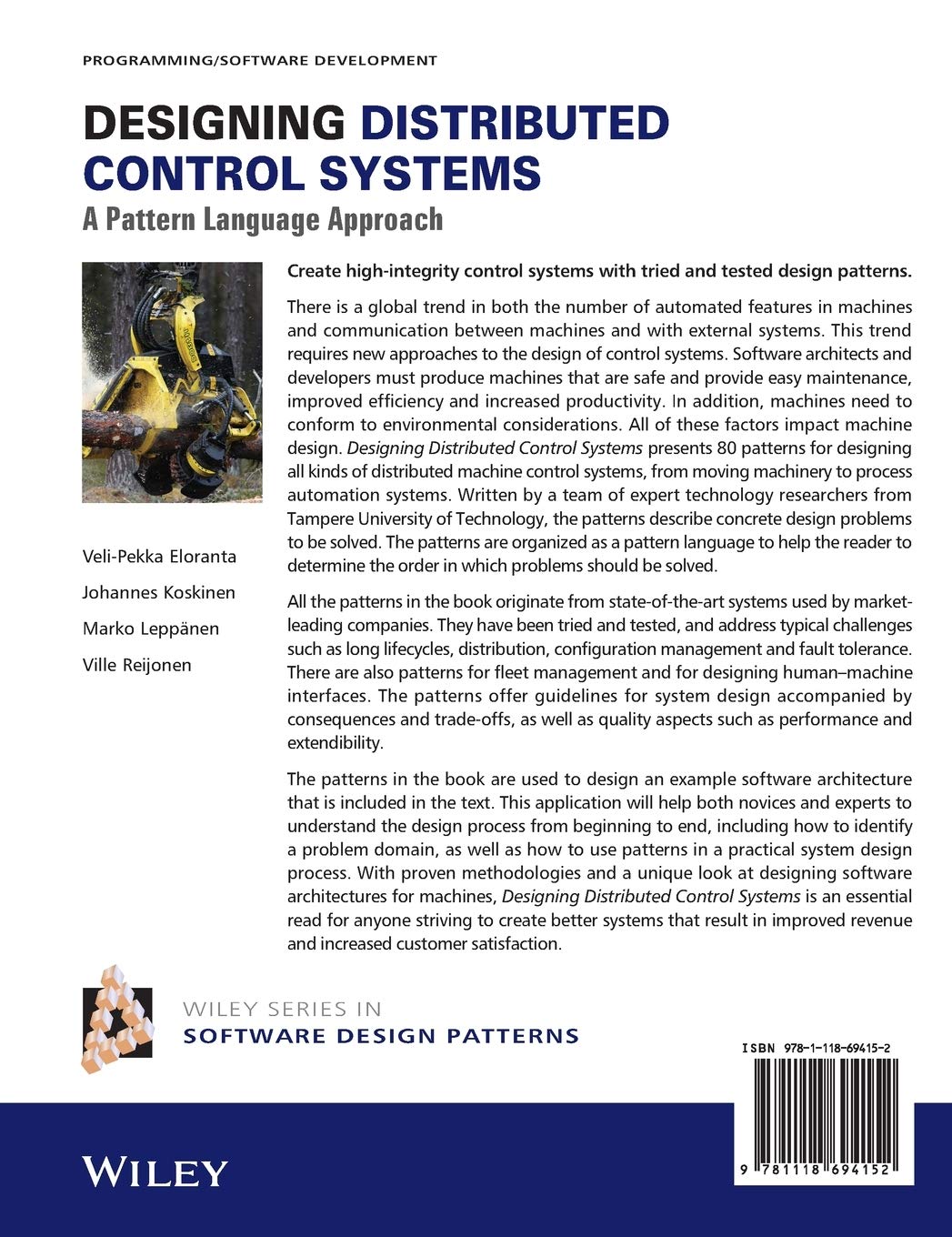 Designing Distributed Control Systems A Pattern Language Approach Secondary image