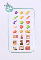 Shopping Cart Action Toy with Groceries
