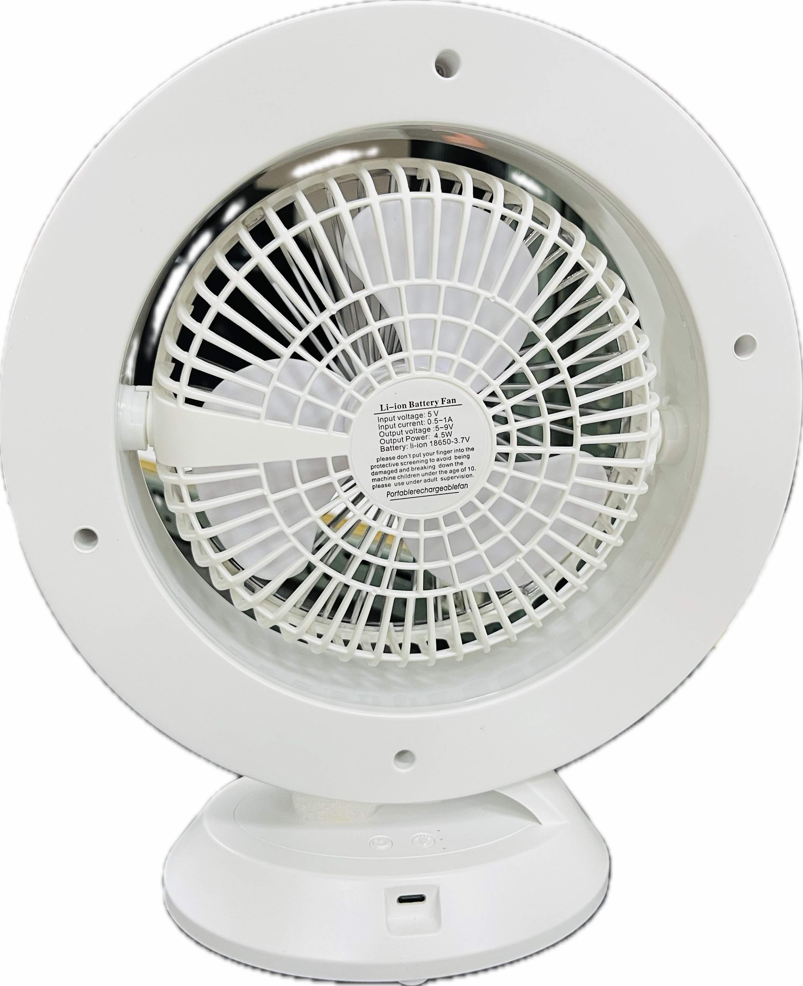 S27 Colorful Lighting Desktop Fan Secondary image